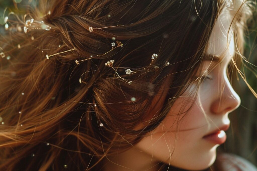 coiffure de cheveux longs